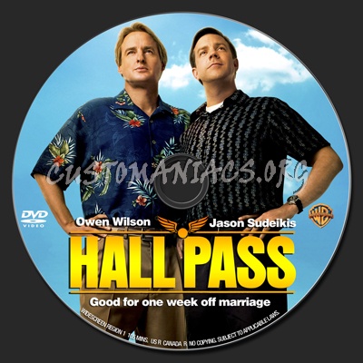 Hall Pass dvd label