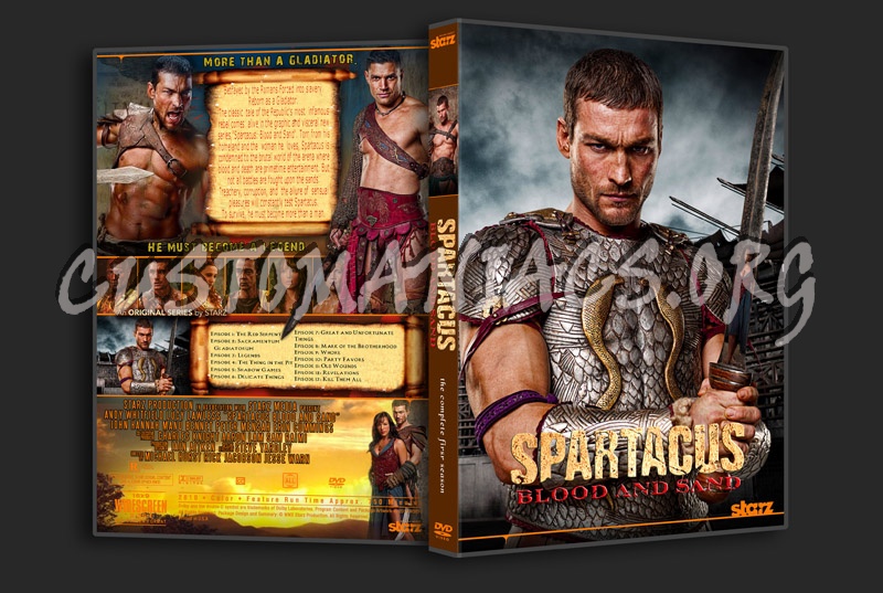 Spartacus Blood and Sand dvd cover