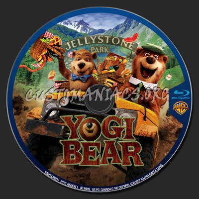 Yogi Bear blu-ray label