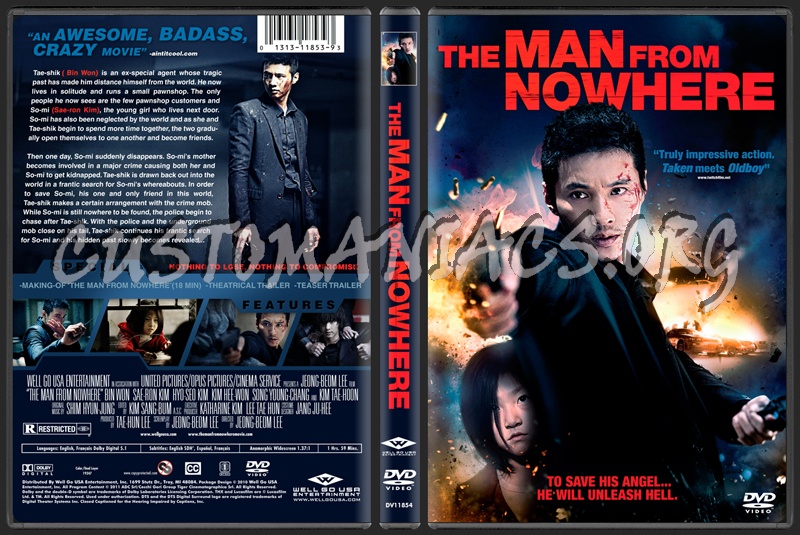 The Man From Nowhere dvd cover
