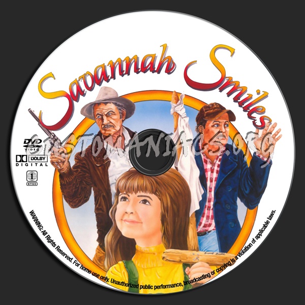 Savannah Smiles dvd label