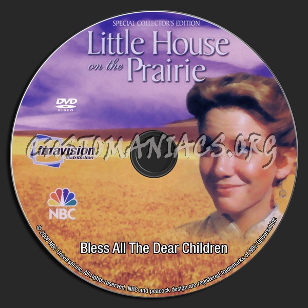 Little House On The Prairie Bless All The Dear Children dvd label