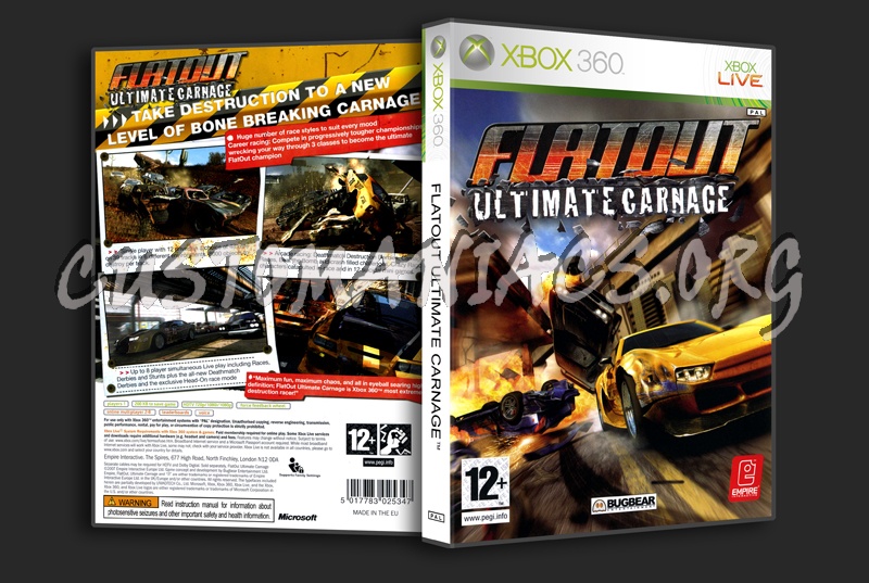 Flatout Ultimate Carnage dvd cover