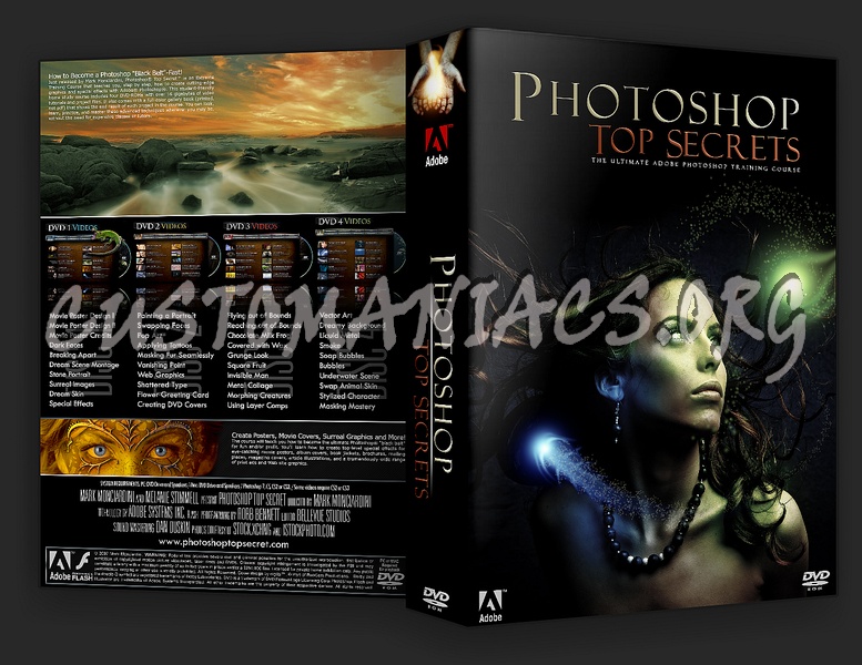 Photoshop Top Secrets / 2007 / Tutorial DVD boxset dvd cover