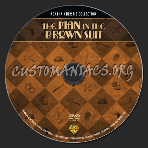 Agatha Christie Collection: The Man in the Brown Suit dvd label