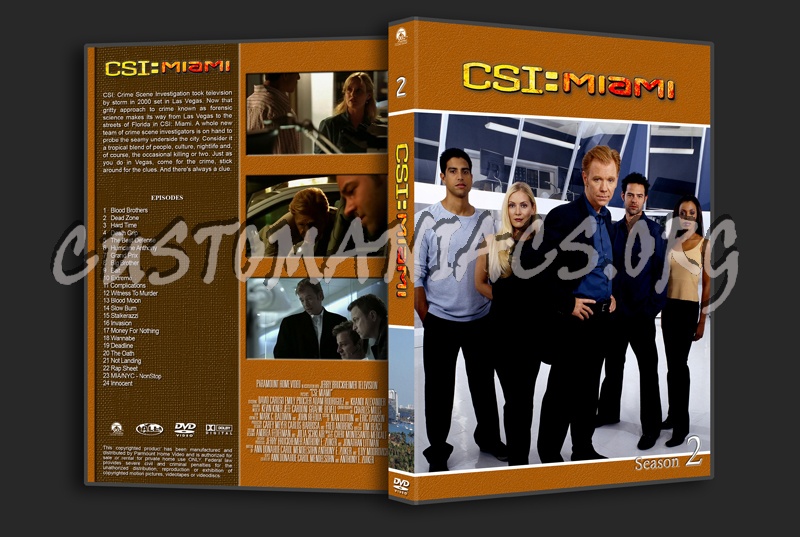 CSI Miami dvd cover