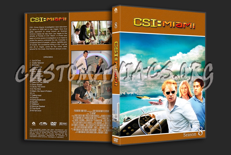 CSI Miami dvd cover