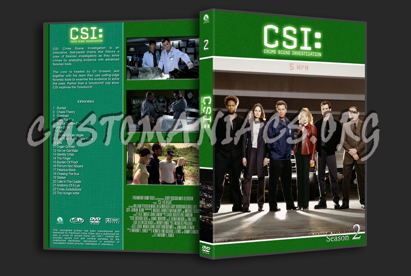 CSI Las Vegas dvd cover