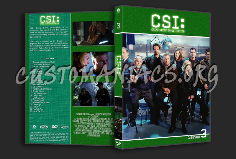 CSI Las Vegas dvd cover