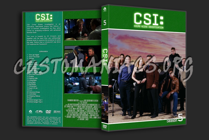 CSI Las Vegas dvd cover