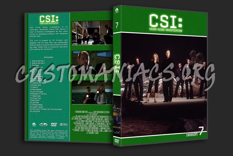 CSI Las Vegas dvd cover