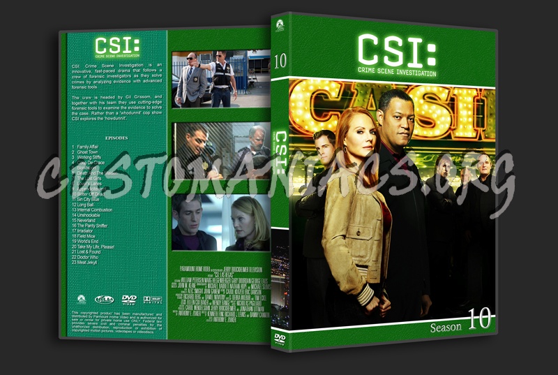 CSI Las Vegas dvd cover