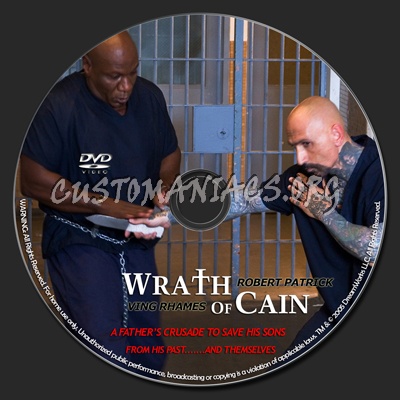 The Wrath of Cain dvd label