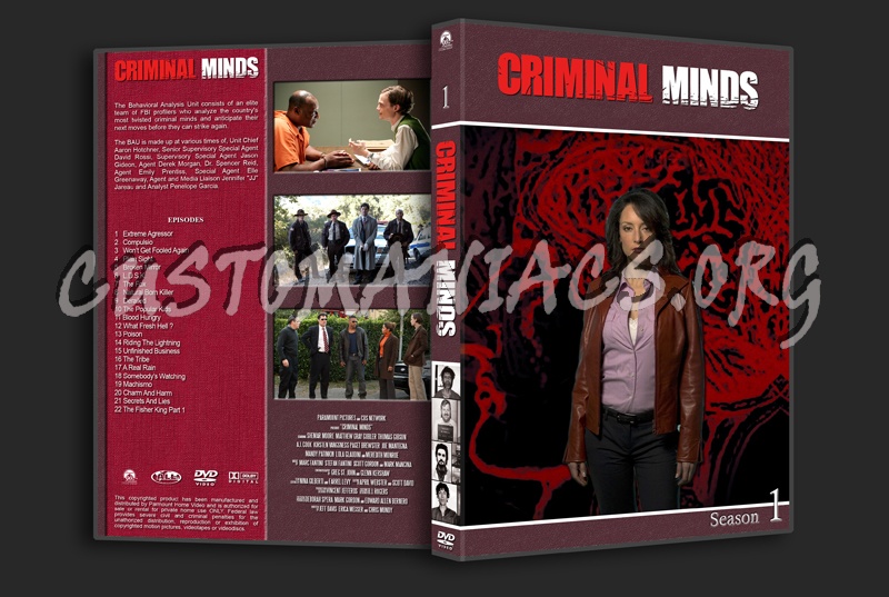 Criminal Minds dvd cover