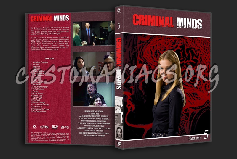 Criminal Minds dvd cover