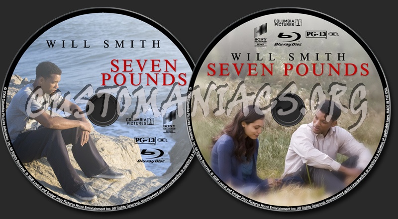 Seven Pounds blu-ray label