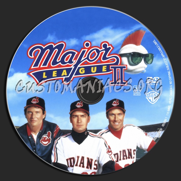 Major League II dvd label