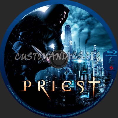Priest blu-ray label