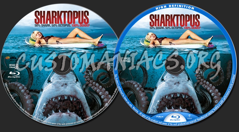 Sharktopus blu-ray label