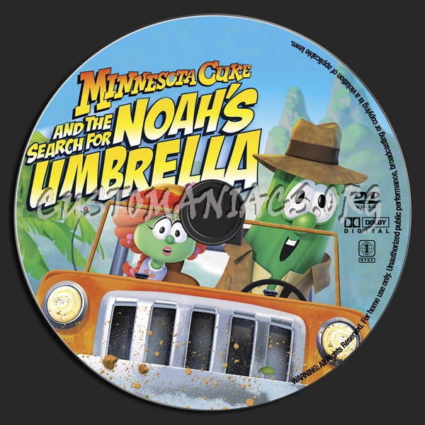 VeggieTales Minnesota Cuke And The Search For Noah's Umbrella dvd label