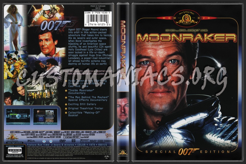 Moonraker dvd cover