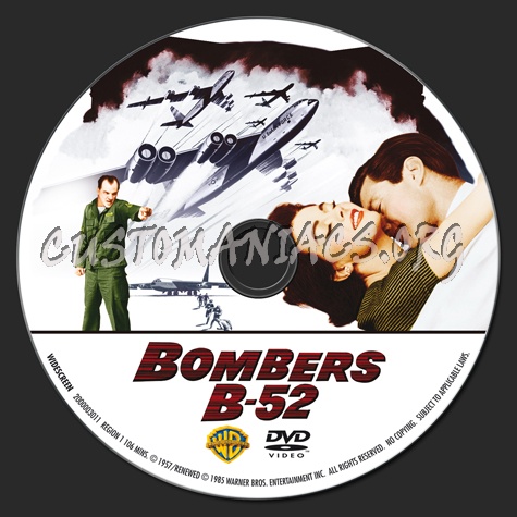 Bombers B-52 dvd label