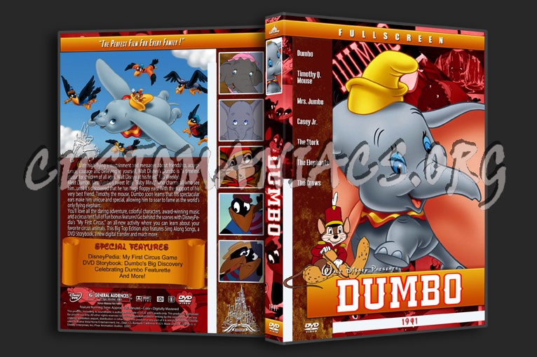 Dumbo - 1941 dvd cover
