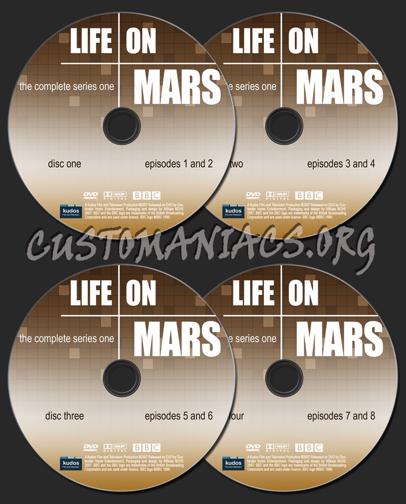 Life On Mars Season 1-2 dvd cover