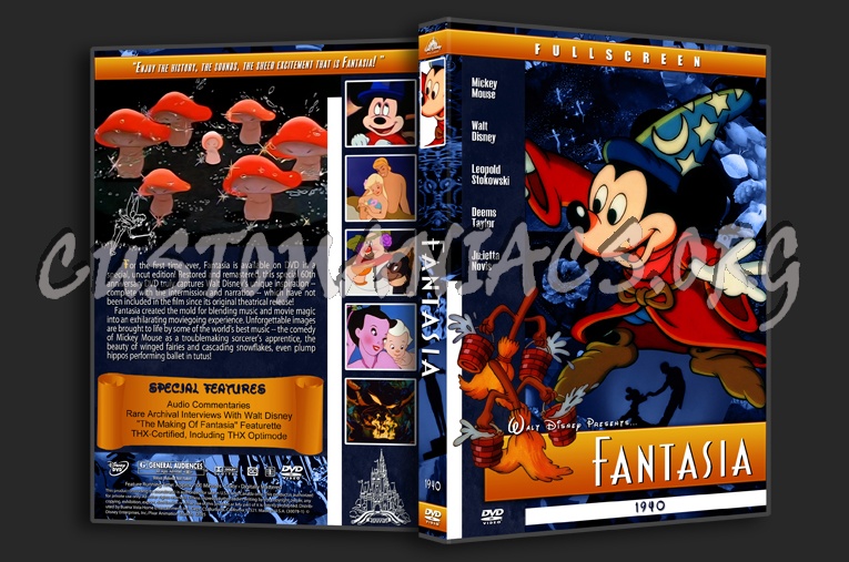 Fantasia - 1940 dvd cover