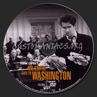 Mr. Smith Goes to Washington dvd label