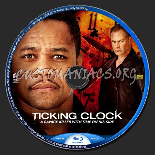 Ticking Clock blu-ray label