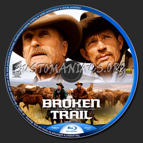 Broken Trail blu-ray label