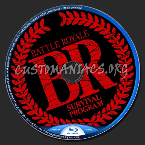 Battle Royale blu-ray label