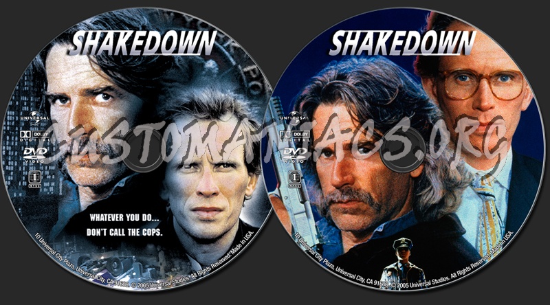 Shakedown dvd label