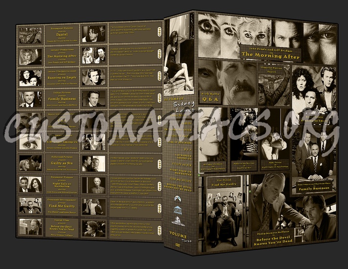 The Films of Sidney Lumet dvd cover