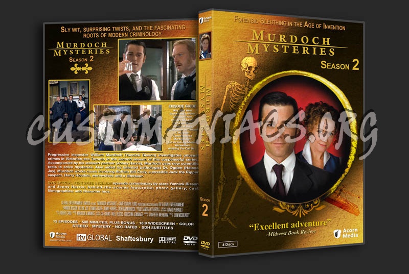 Murdoch Mysteries - Seasons 1-3 dvd cover