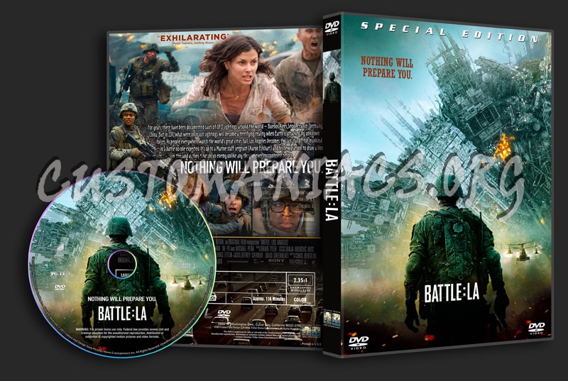 Battle Los Angeles dvd cover