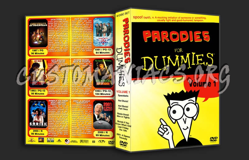 Parodies for Dummies - Volume 1 dvd cover