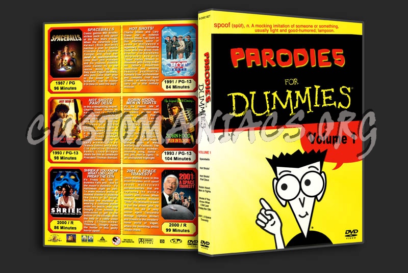 Parodies for Dummies - Volume 1 dvd cover