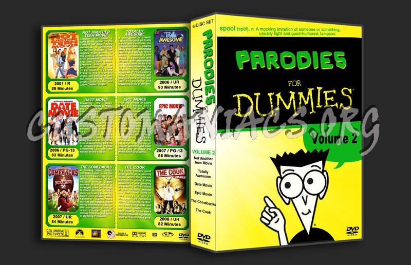 Parodies for Dummies - Volume 2 dvd cover