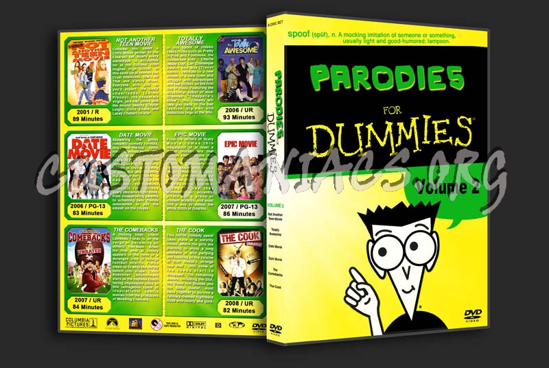 Parodies for Dummies - Volume 2 dvd cover