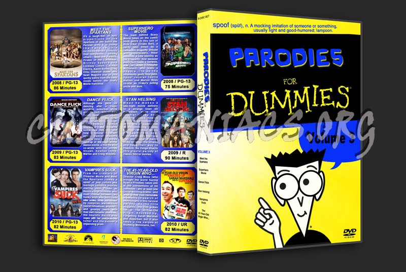 Parodies for Dummies - Volume 3 dvd cover