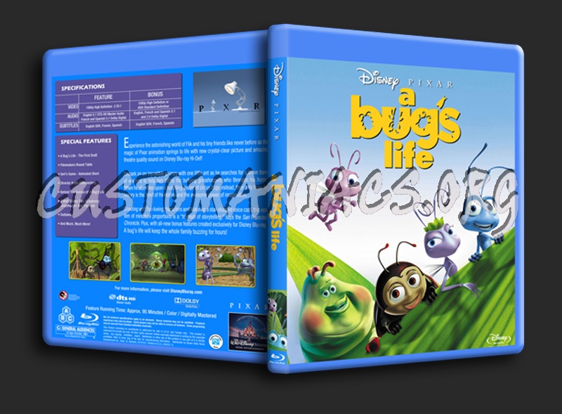 A Bug's Life blu-ray cover