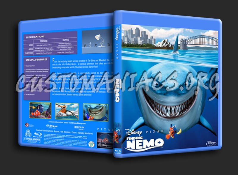Finding Nemo blu-ray cover