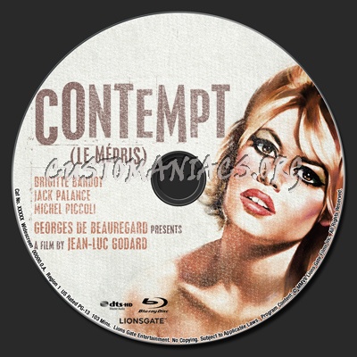 Contempt (Le mpris) blu-ray label