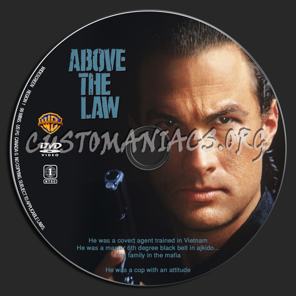 Above The Law dvd label