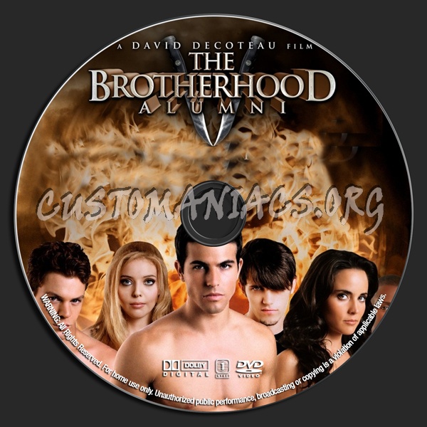 The Brotherhood V Alumni dvd label