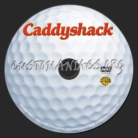 Caddyshack dvd label