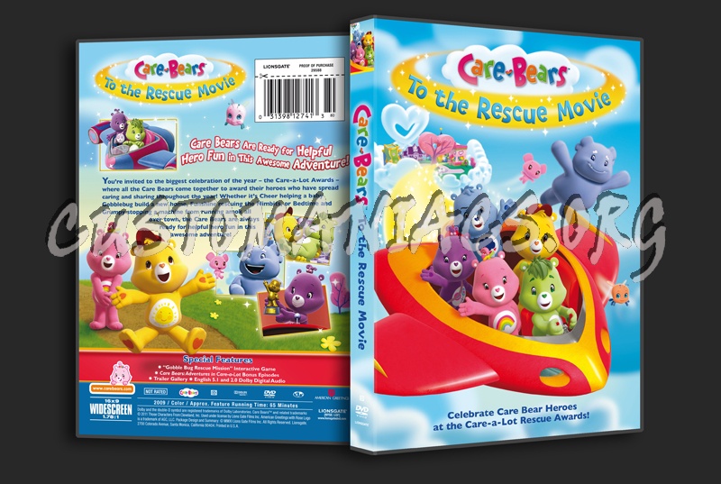 Care Bears To The Rescue Movie dvd cover