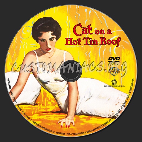 Cat on a Hot Tin Roof dvd label